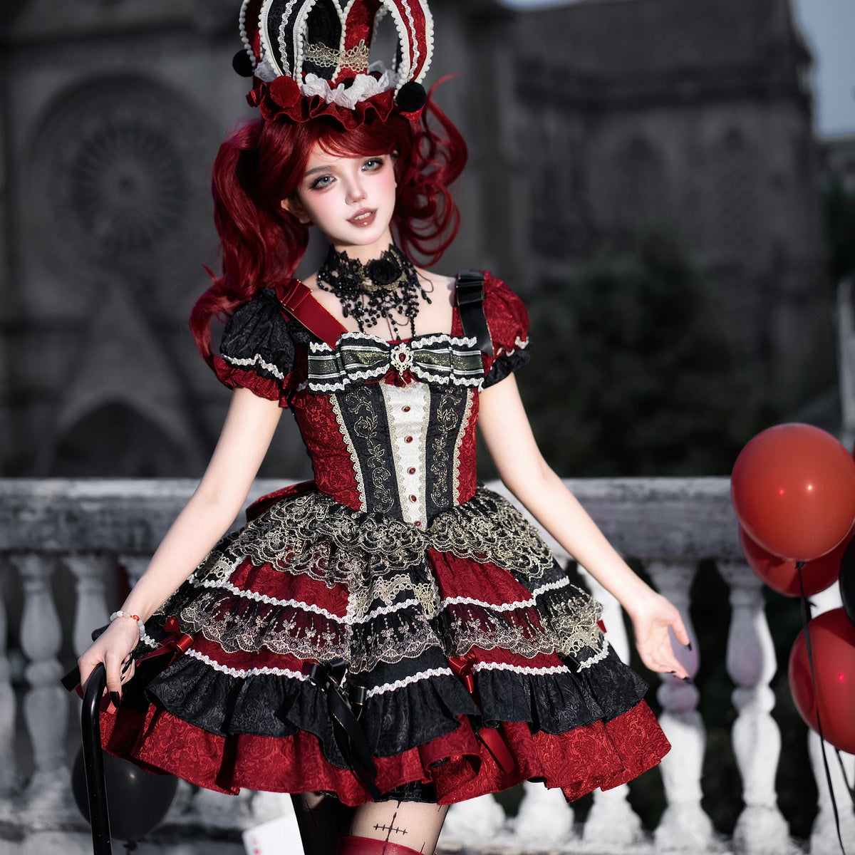 Queen of Hearts Dream Box Lolita JSK – Sweet Gothic Style