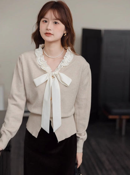 Bow Big Top French Design Ruffle