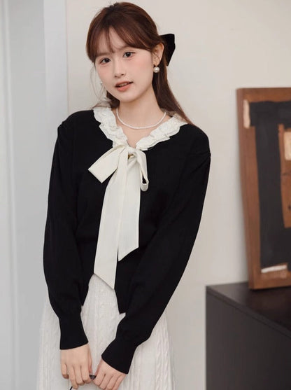 Bow Big Top French Design Ruffle