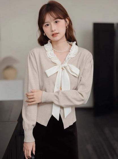 Bow Big Top French Design Ruffle