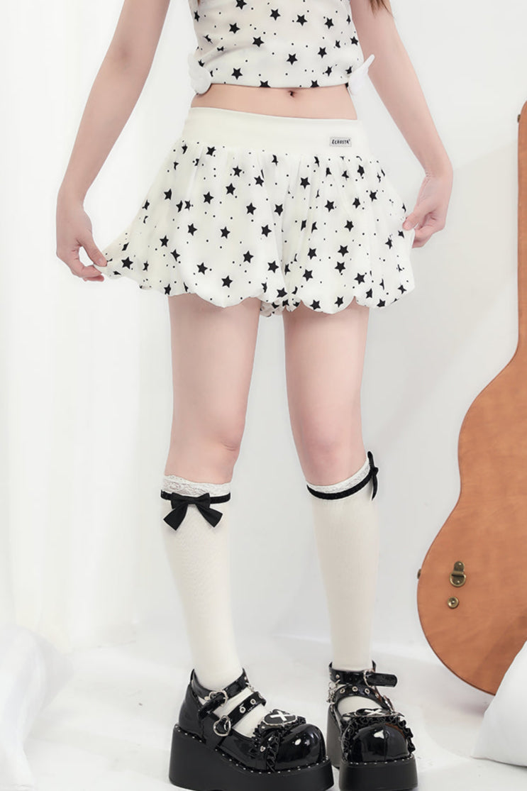 Hosenträgershorts + Star V-Ausschnitt