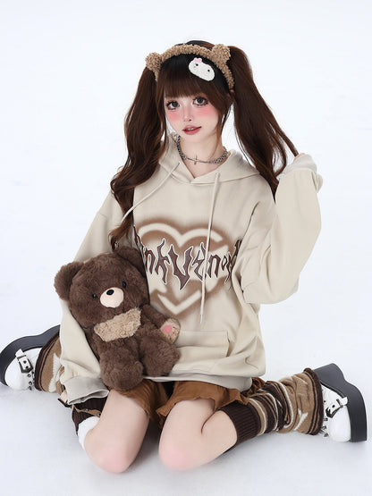 Kapuzenpullover American Cool Oversized Love Letter