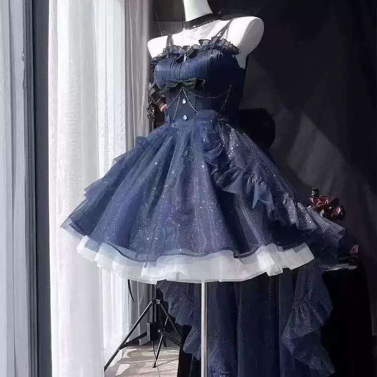 Starry Nikki High-Low Party Prom Dress - Plus Size 130cm Bust | LilyVow