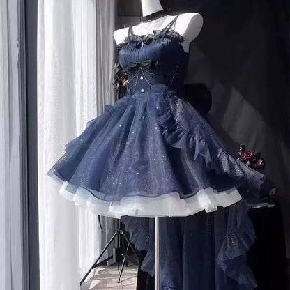 Starry Nikki High-Low Party Prom Dress - Plus Size 130cm Bust | LilyVow