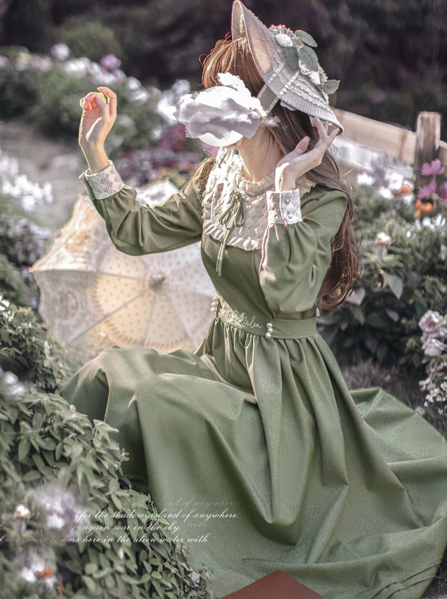 Retro Lolita l Flower French