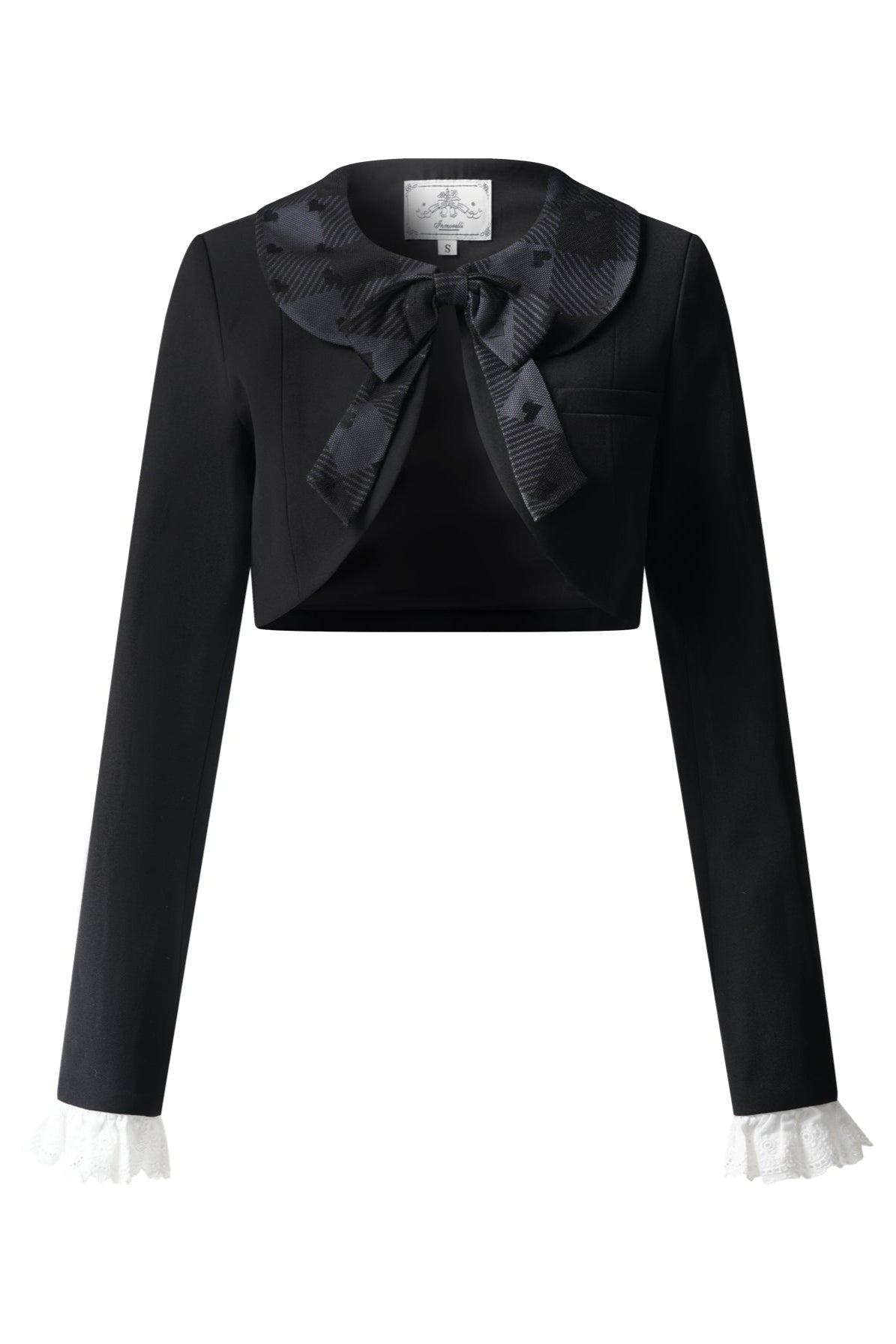 プリンセスブラックジャンパースカートロリータトップレディ+クロップドサイレント