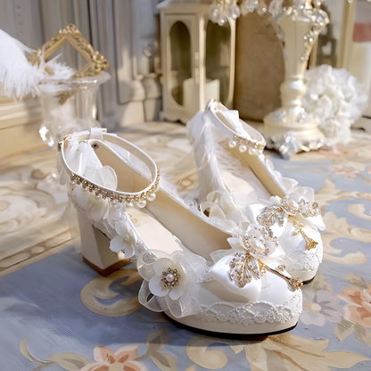 Lolita Tea Party Shoes – Handmade High Heels