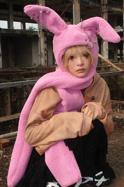 Level Scarf Hat Bunny