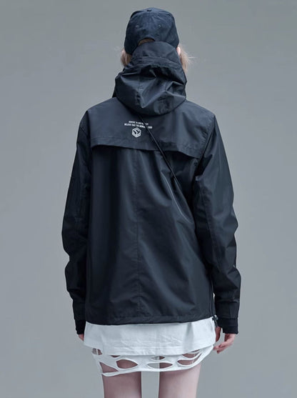Jacket Windbreaker Street Hoodie Sporty