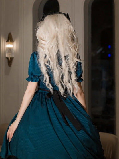 Lolita Dark Wappen Gothic Schürzenkleid