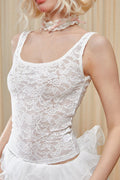 Tops Layered Tank Lace