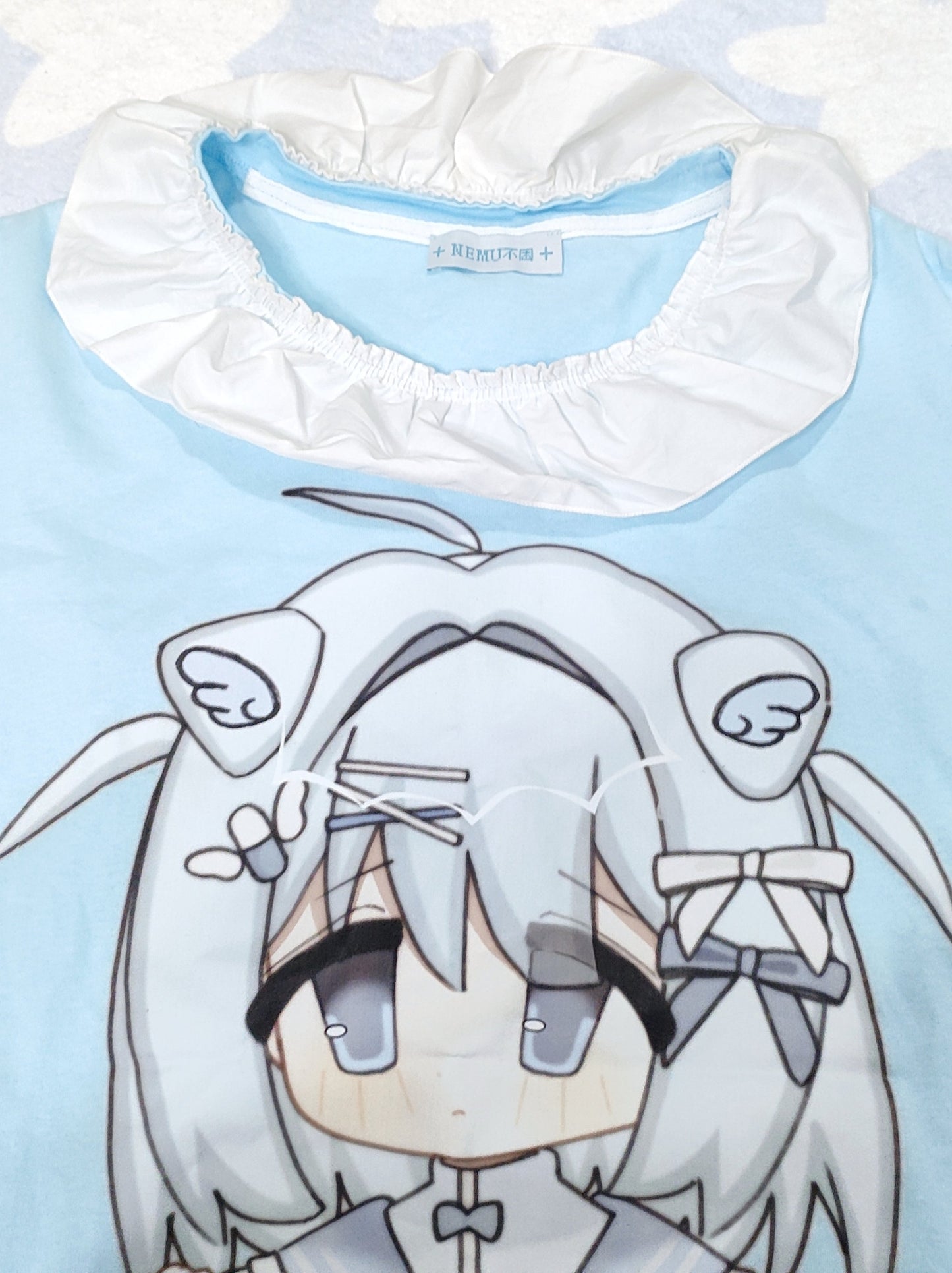 tops light blue Angel Illustration Neighborhood