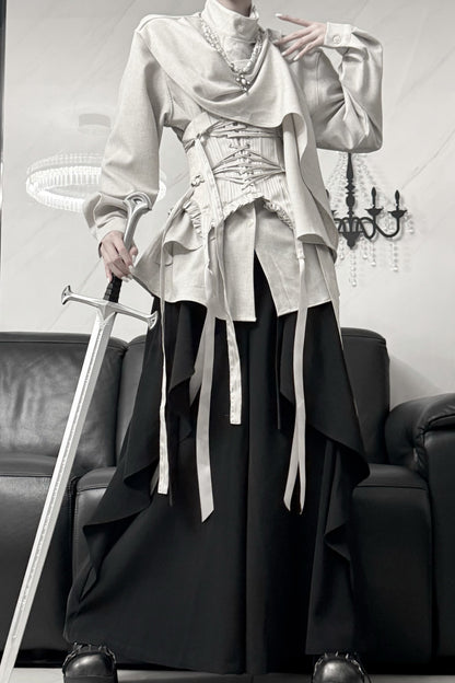 Top Classic Neck Gothic High