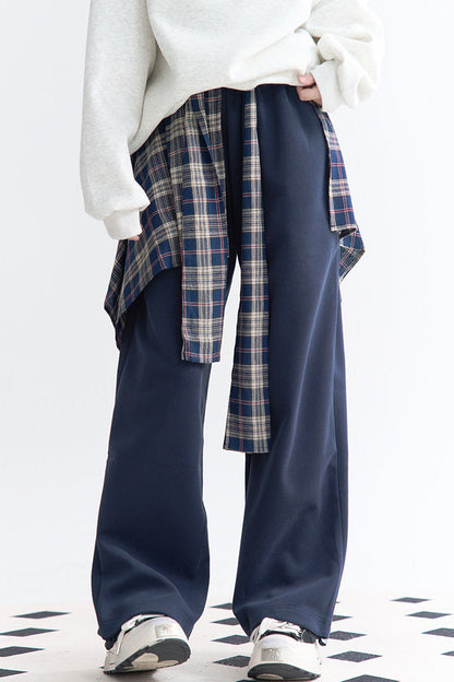 リラックスしたミニマリストスウェットパンツ