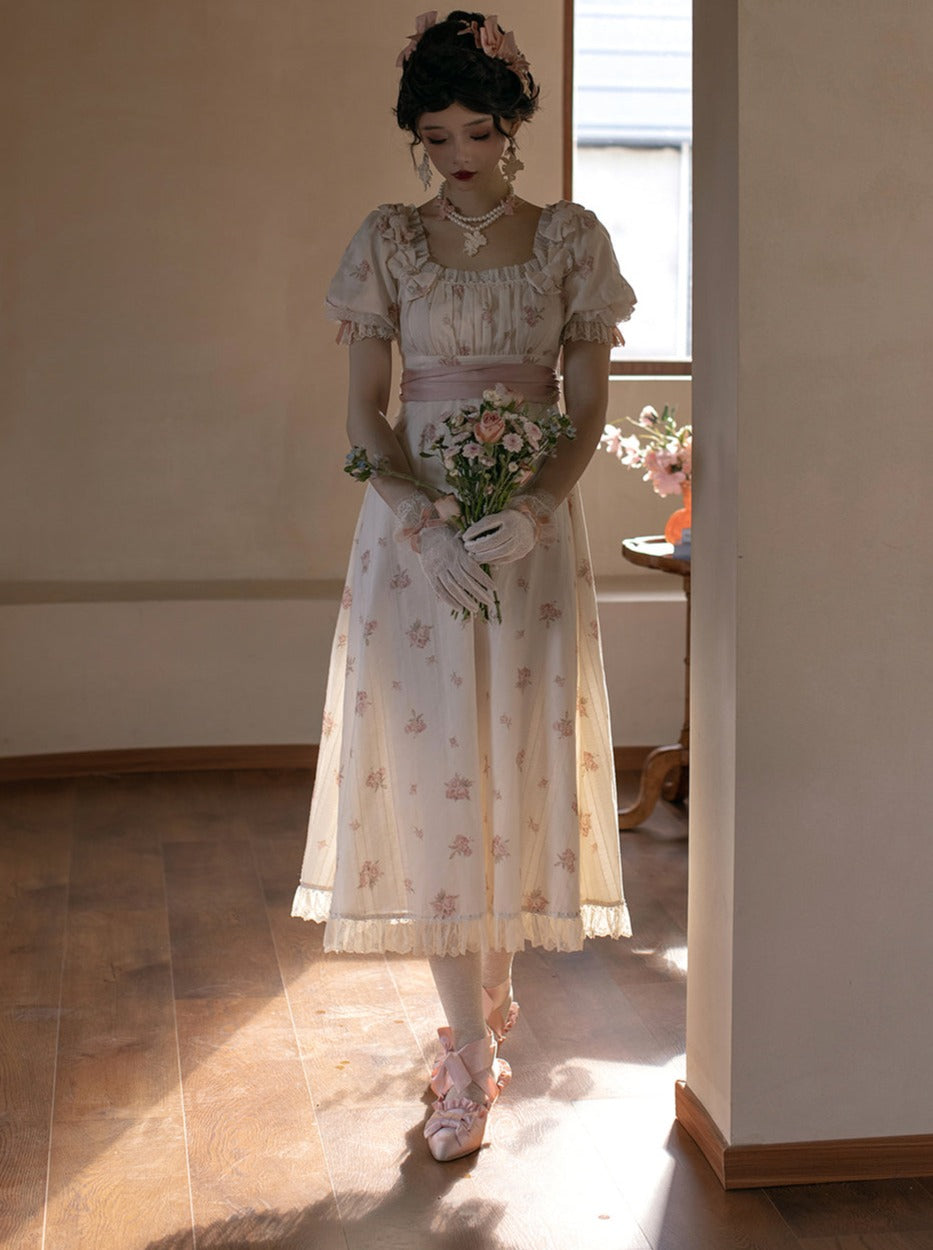Blooming Antique Group West Ribbon Rory Ta Dress