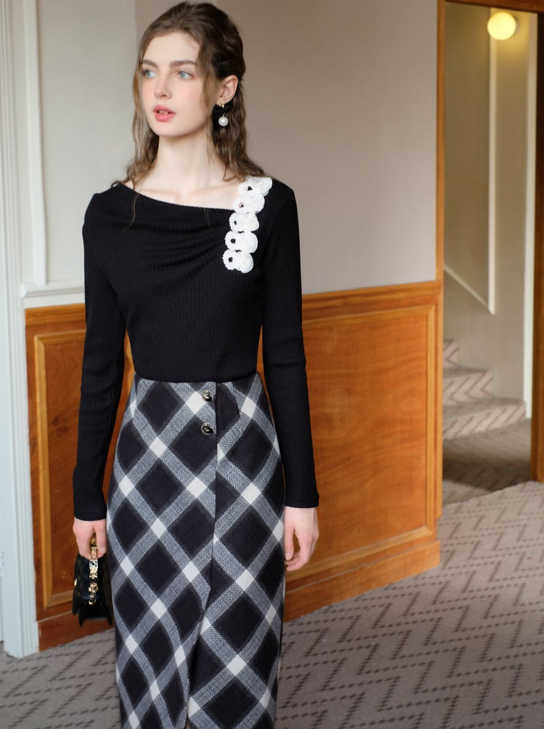 Queen Milk Sweet Tops Französisch Faul