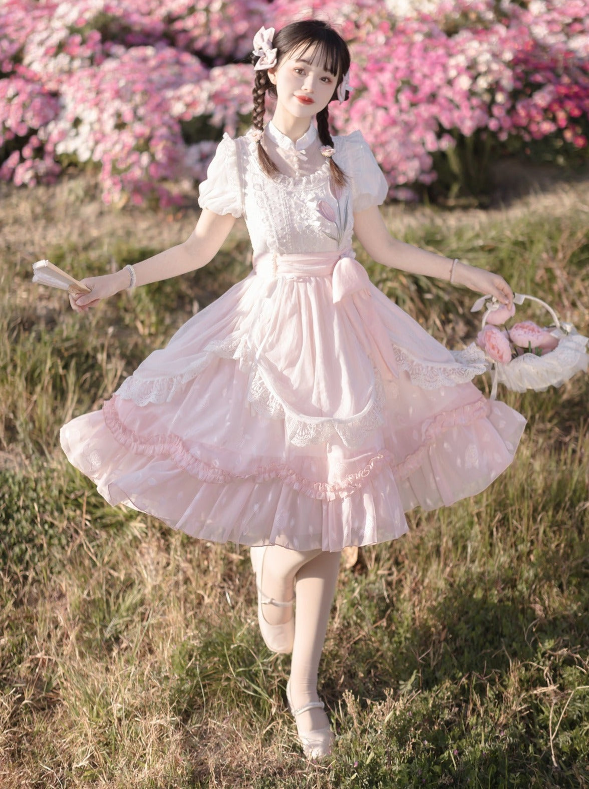 Lolita Tulpenkleid Girly Sweet Summer