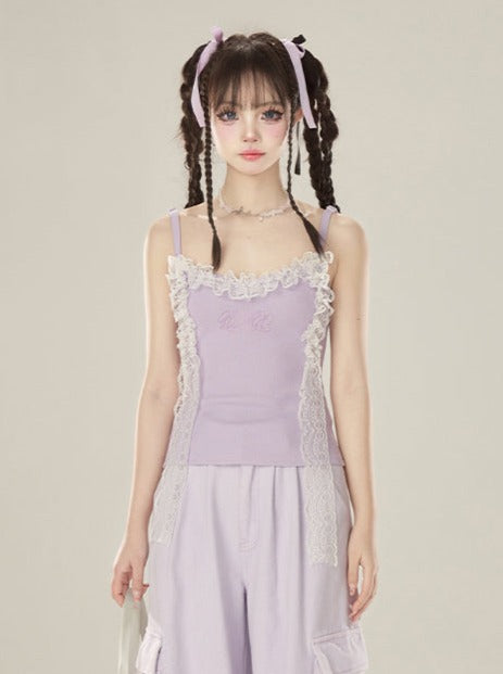 Camisole Lace Purple