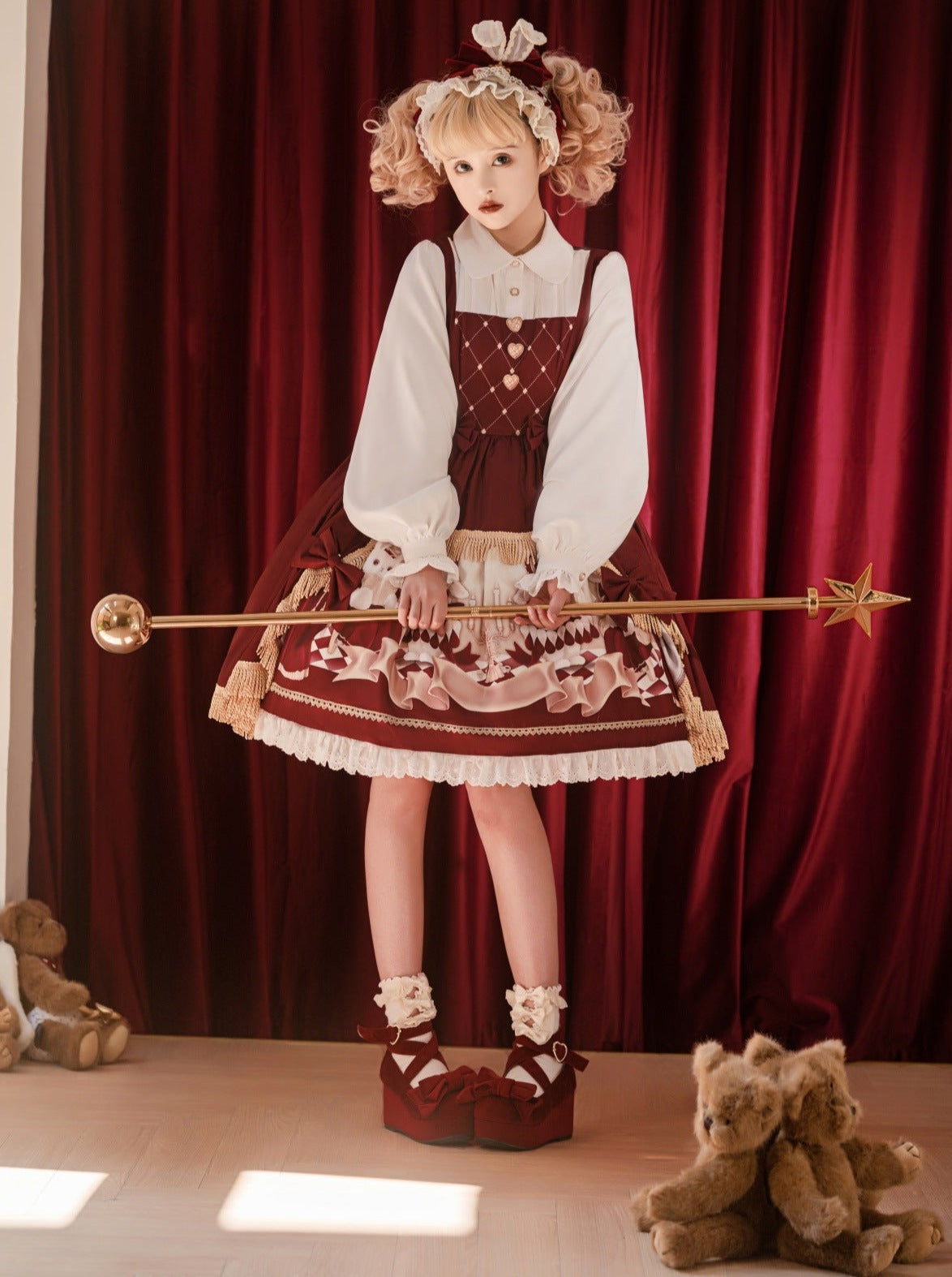 Dress Short Cloak Bunny Elegant