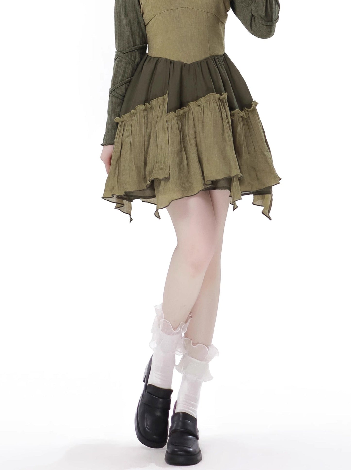 American Halter Retro Denim Green Short Jacket