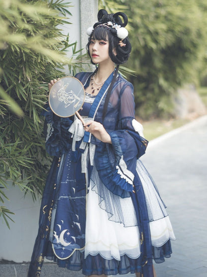 ロリータナイト三日月吊り下げドレスセット