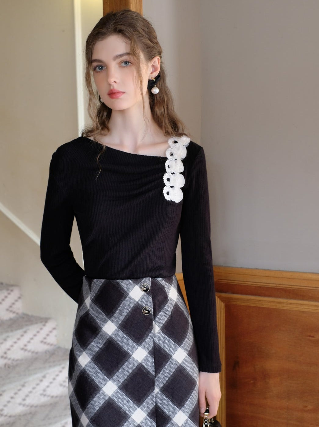 Queen Milk Sweet Tops Französisch Faul