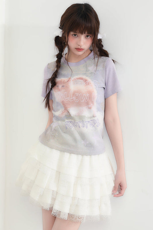 キャットトップネックラウンド