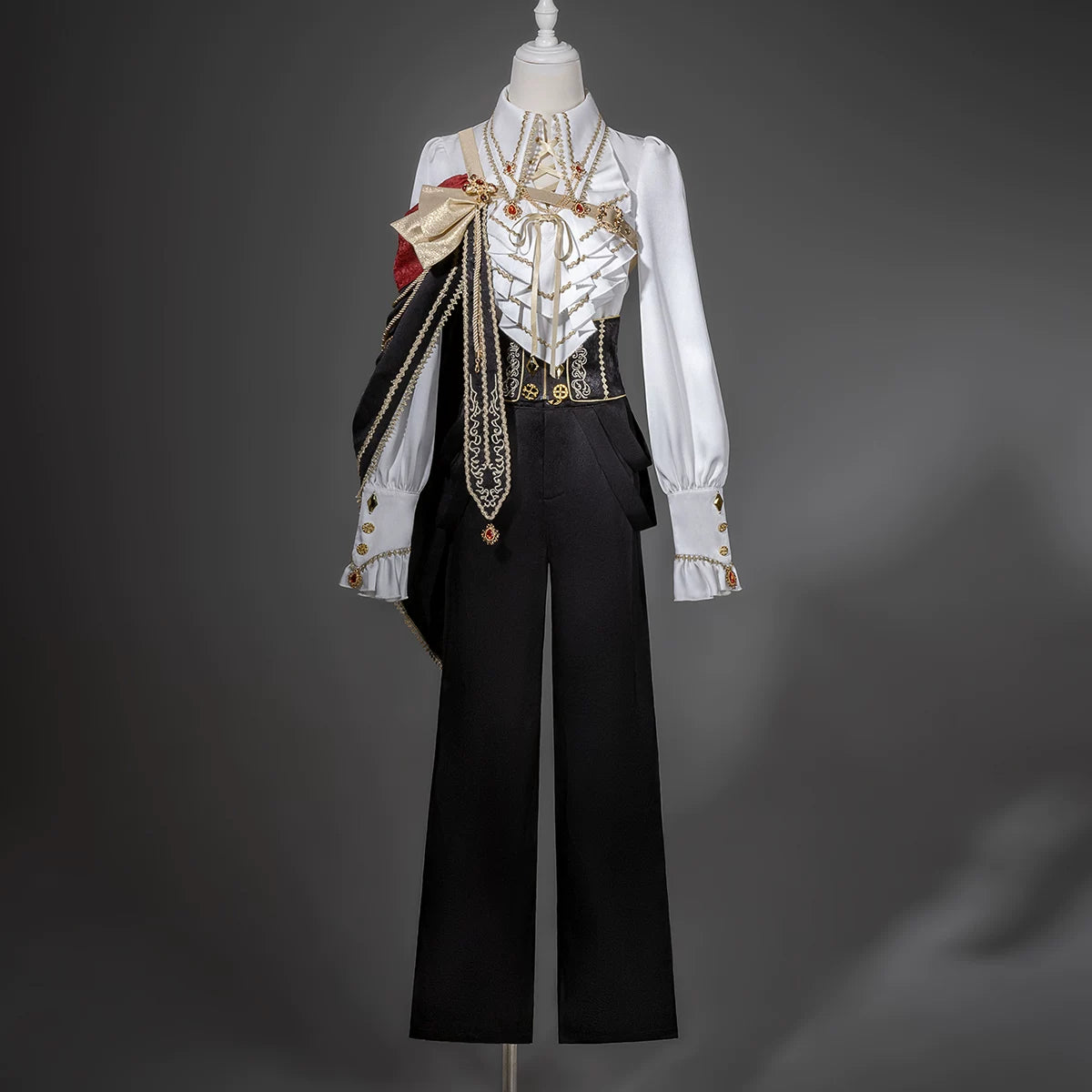 Knight’s Ceremony three-piece outfit displayed on mannequin