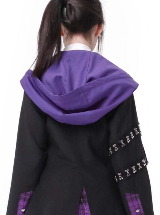 Jacke Foodie College Kariertes Hemd + Anzug-Stil