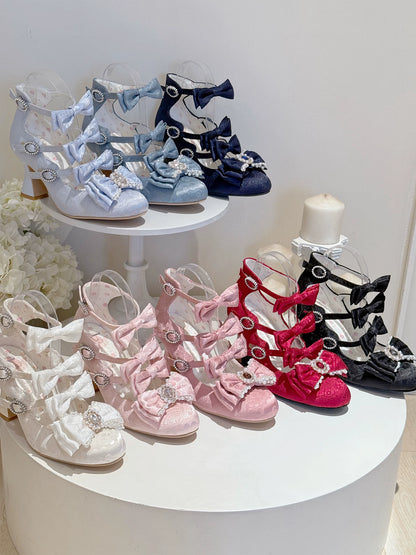 BaiChaRuMeng Rococo Night Elegant Heels