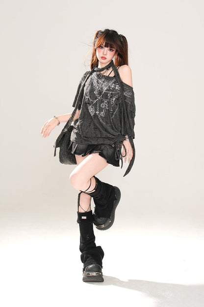 Rock Plissee Y2K Denim Linie