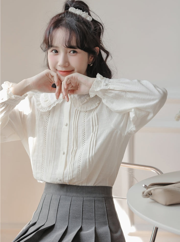 Retro Lace Doll Blouse Collar