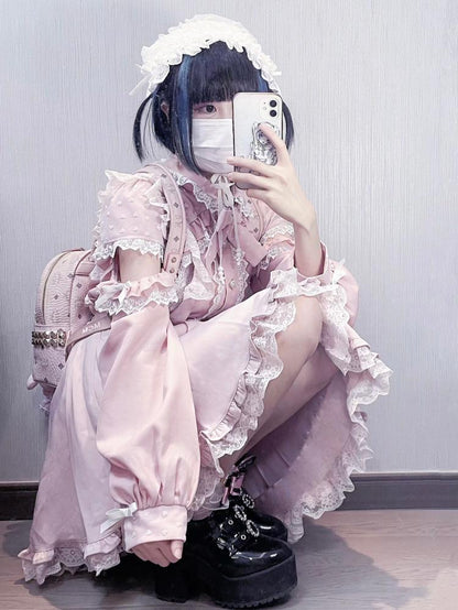 Transparente Bluse mit offenen Schultern in Massenproduktion