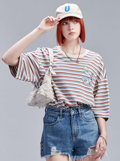 ポップスリムボーダールーズTシャツ