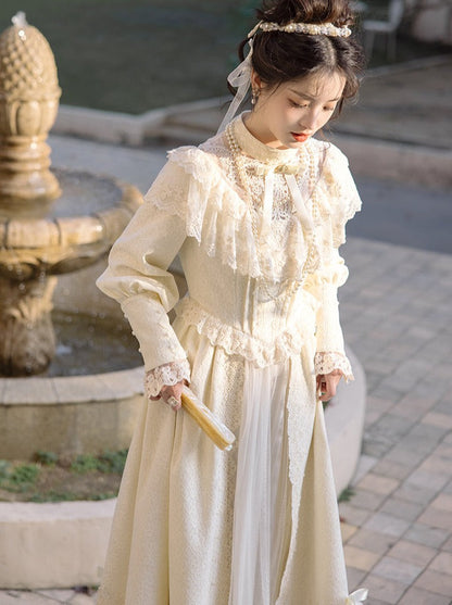 Lolita Dress Retro Ruffled Elegant