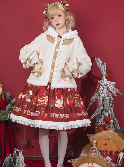 ロリータジャケットケープベルベットビッグリボン