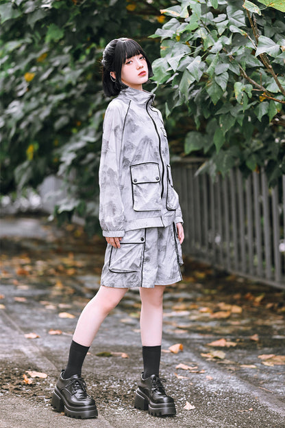 Half Mode Casual Pants + Workwear Jacket