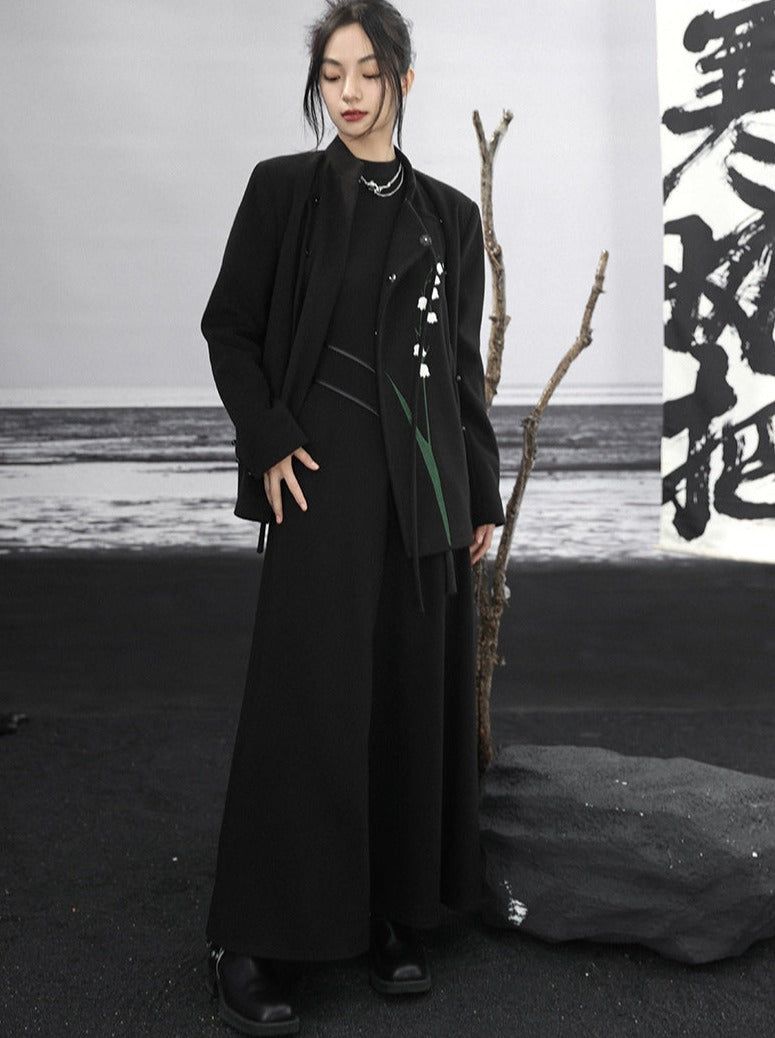 フラワーバレーコート レトロ フォー ロング ショート