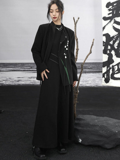 フラワーバレーコート レトロ フォー ロング ショート