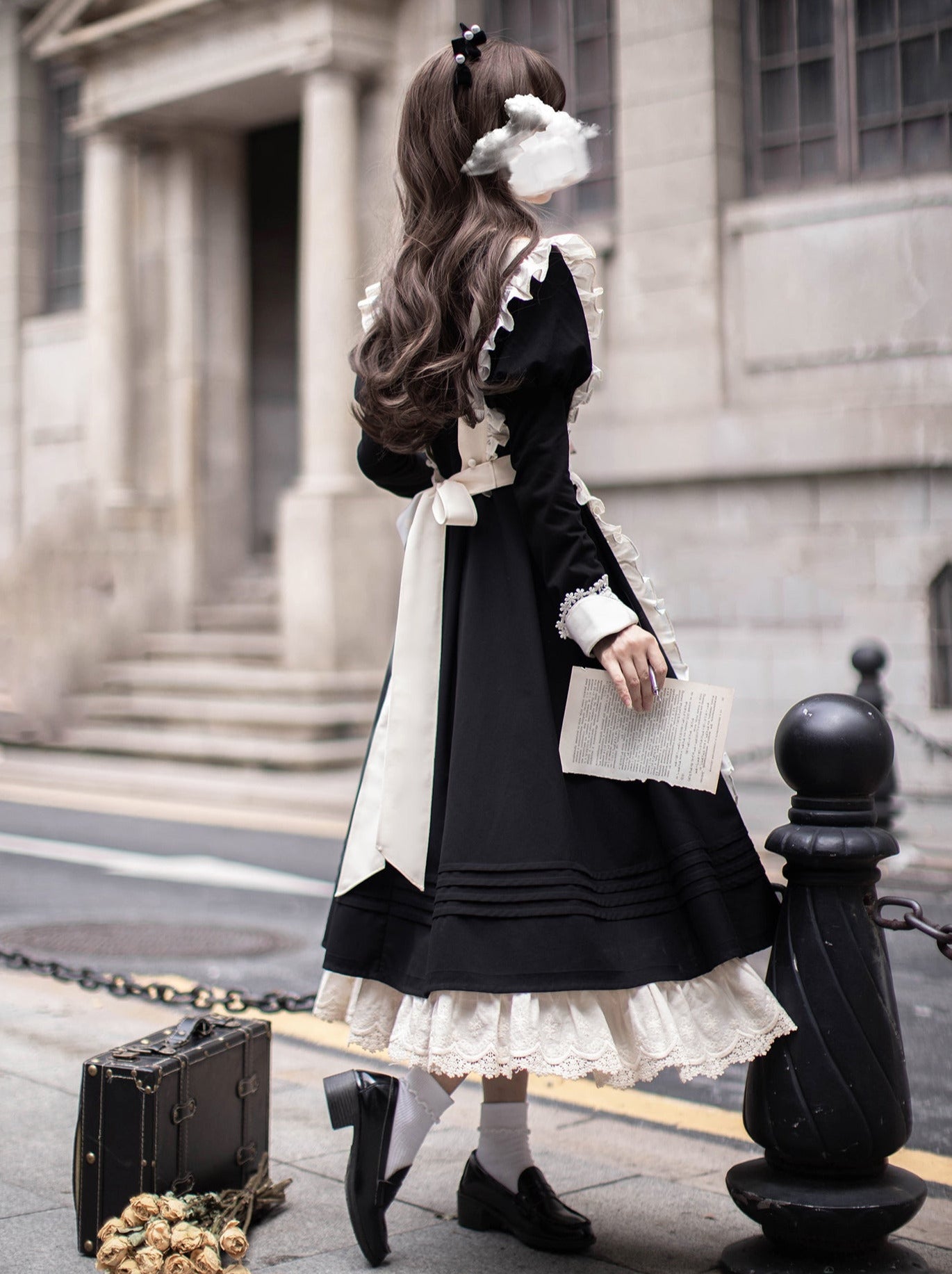 Maid Retro Angelina Dress Elegant Set