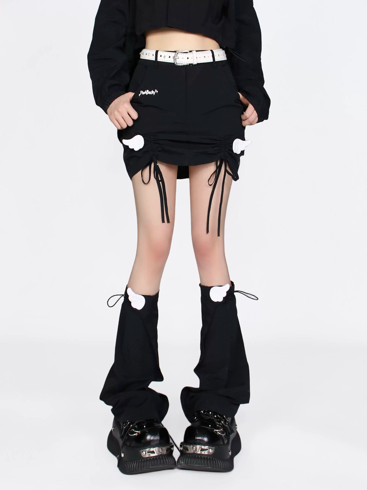 Drawstring Suit Wing Angel Sunscreen Hoodie