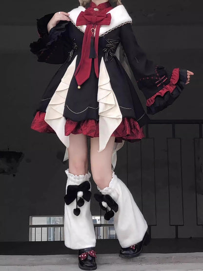 Red Black China Far Lolly Ta Dress