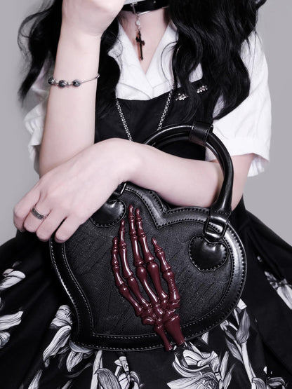 ハートトワイライトインビテーションクロウスカルバッグ