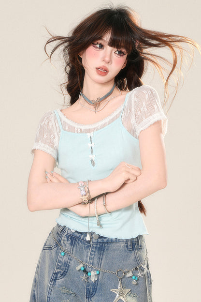 tight Sleeve short tops