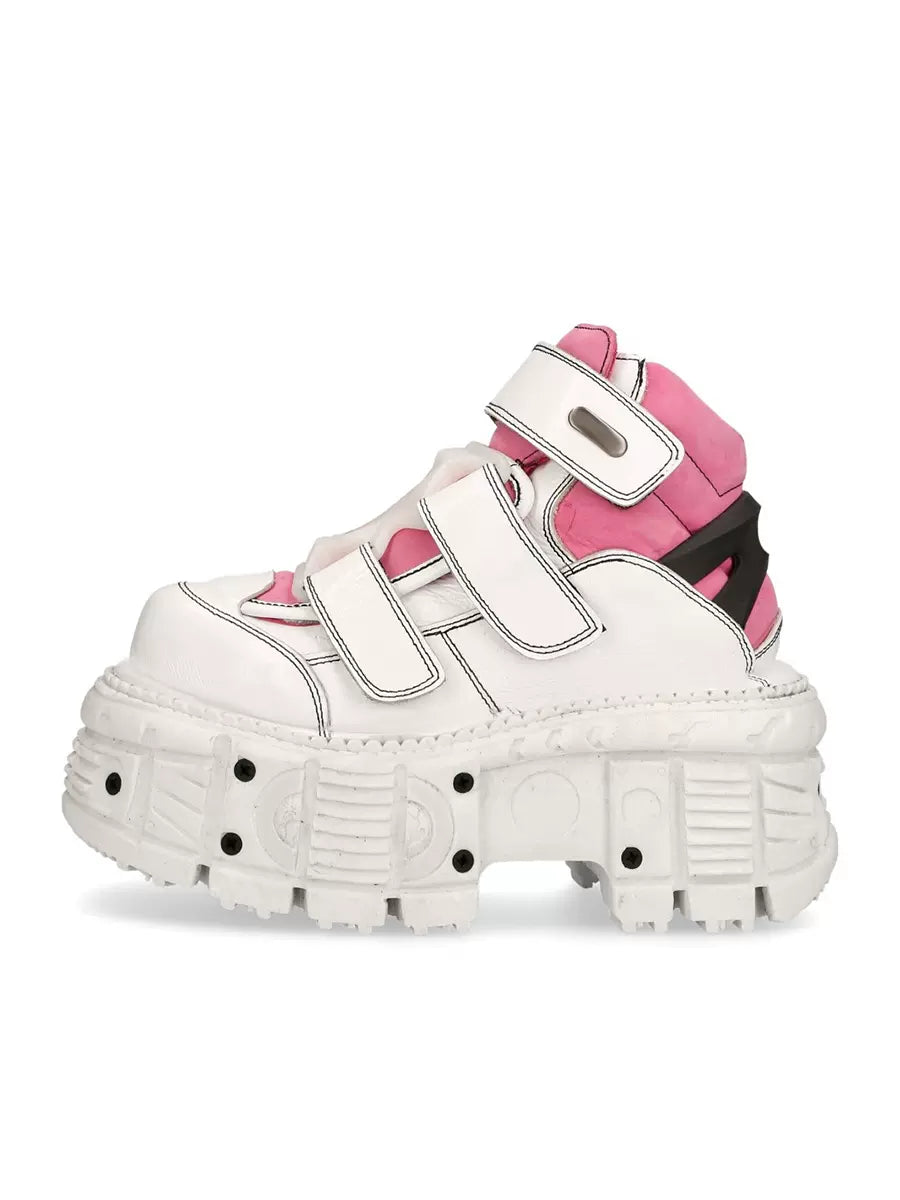 パンクスニーカー ストリート プラットフォーム ハイトップ