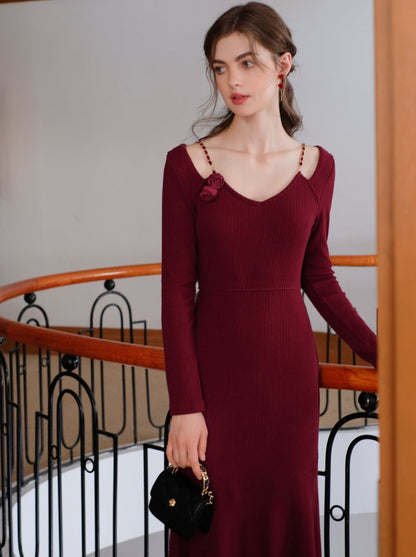 キャミソール ローズ ローズフラワー クイーン ドレス カーディガン