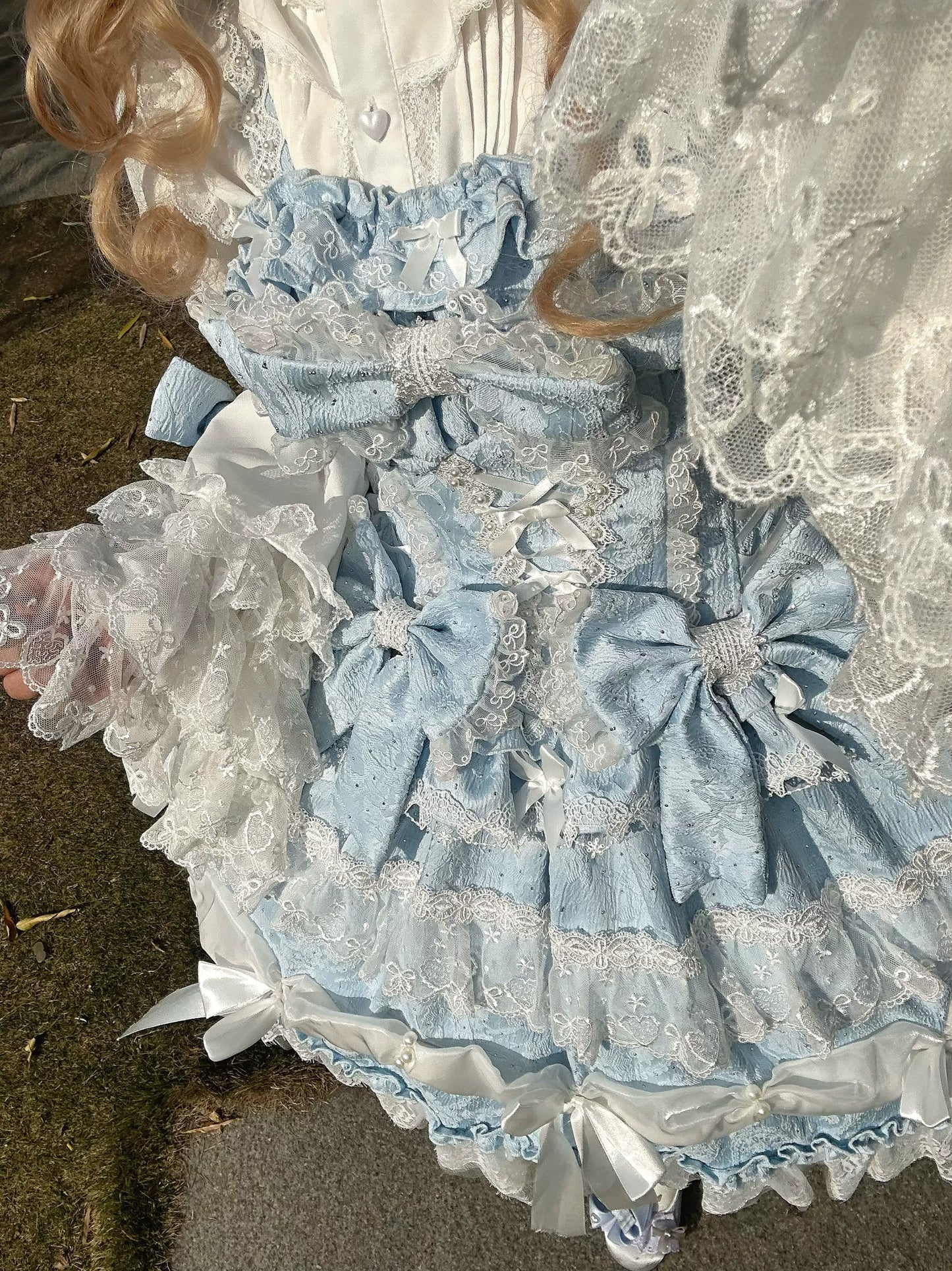 Pink Blue Plus Size Lolita Dress - Sweet Lolita JSK
