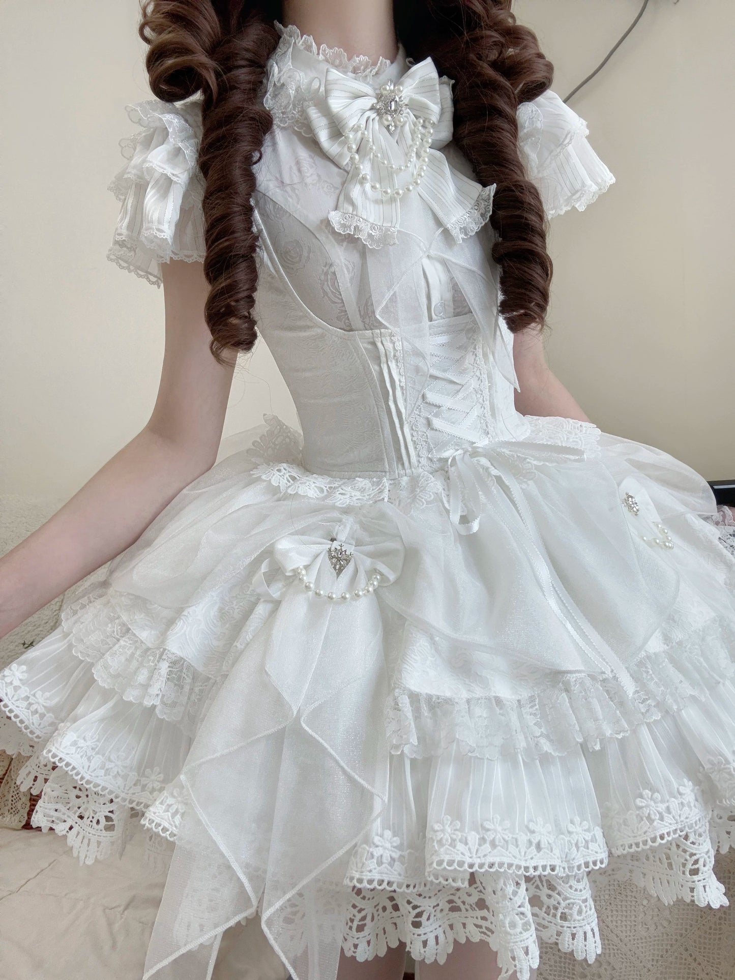 Twin Dream Ember Lolita Bustier JSK Boned Waist