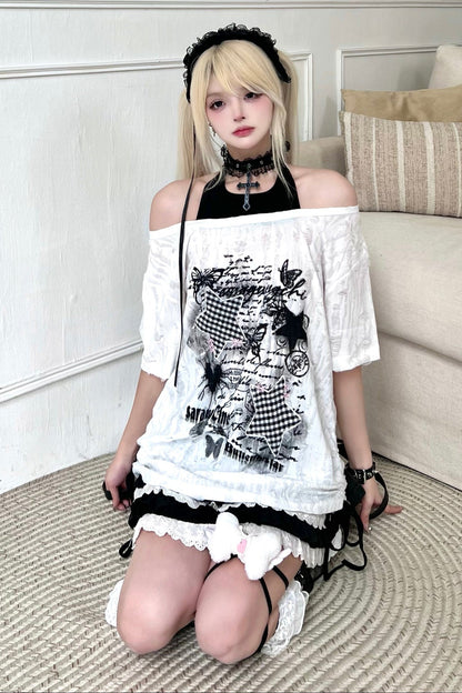 ショルダーTシャツスラッシュ