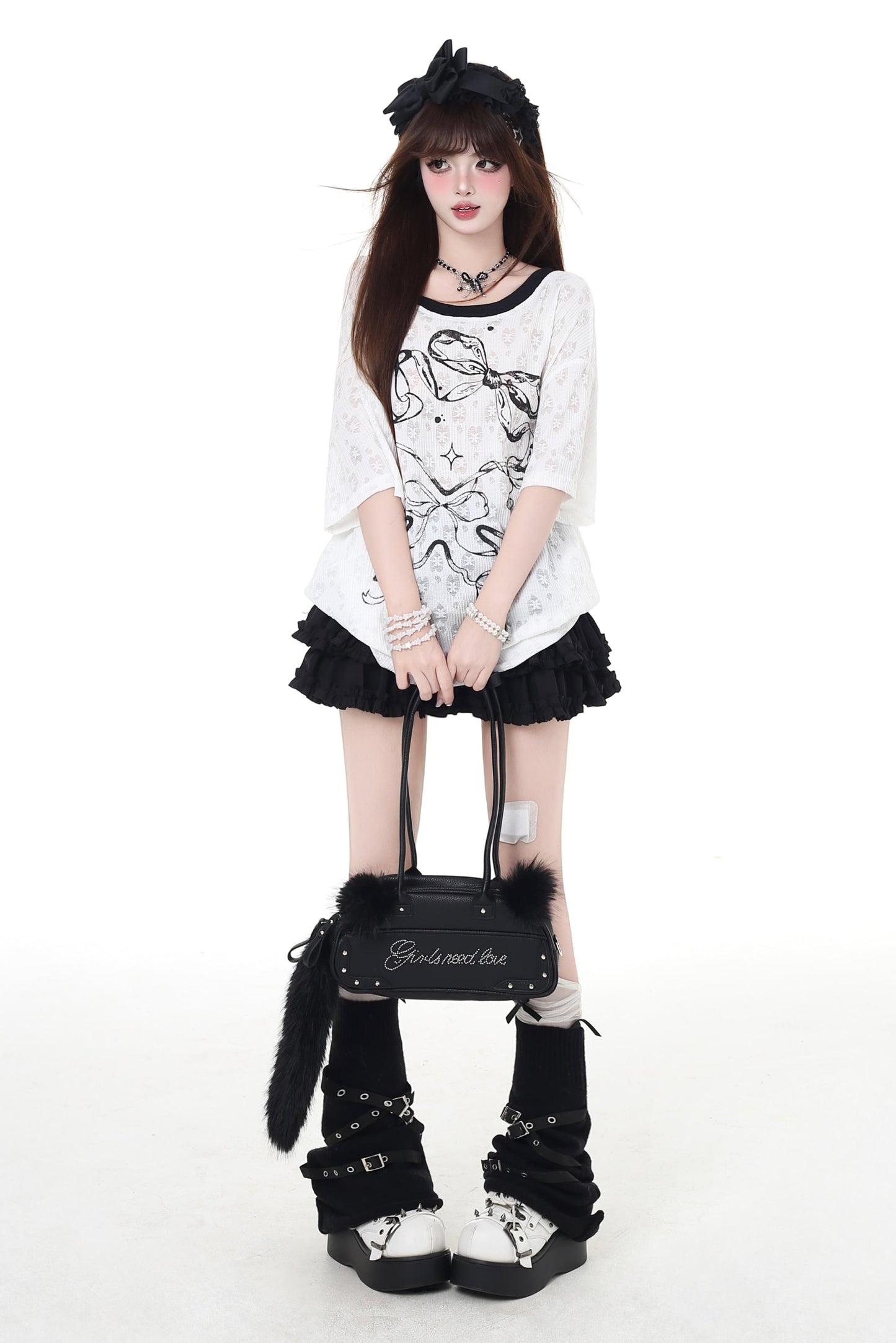 Tops Ribbon Bag Sheerless